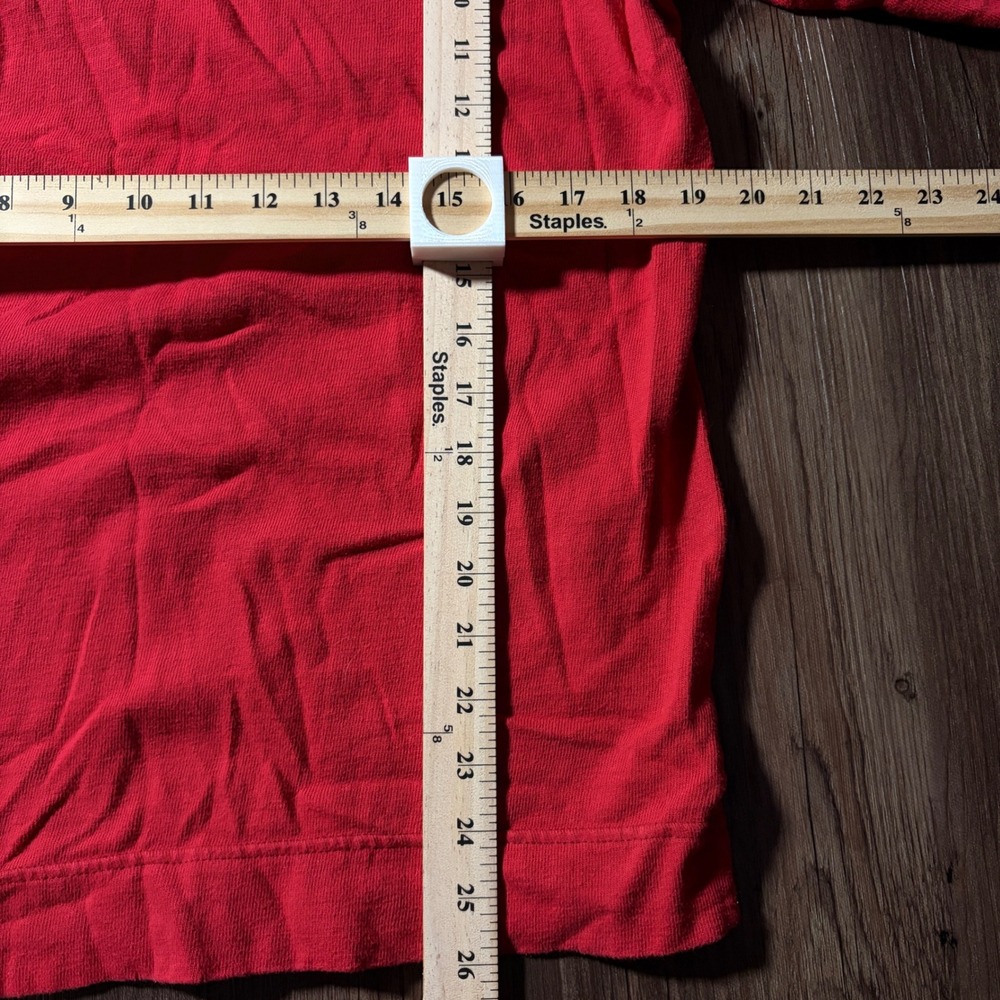 Aeropostale Mens Red Aero New York Est 1987 Long Sleeve Pullover Sweatshirt M - Picture 5 of 5